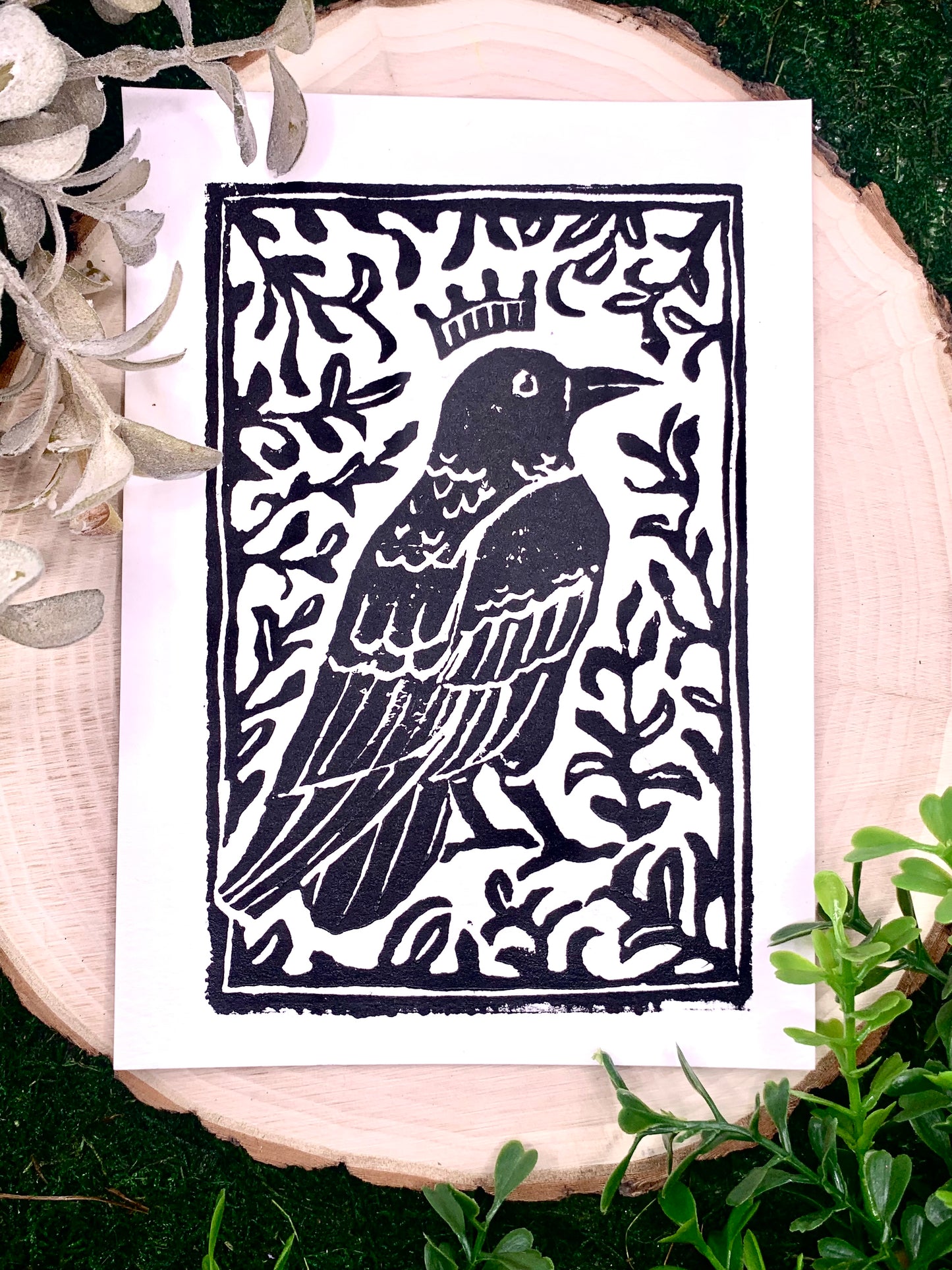 Raven King Print