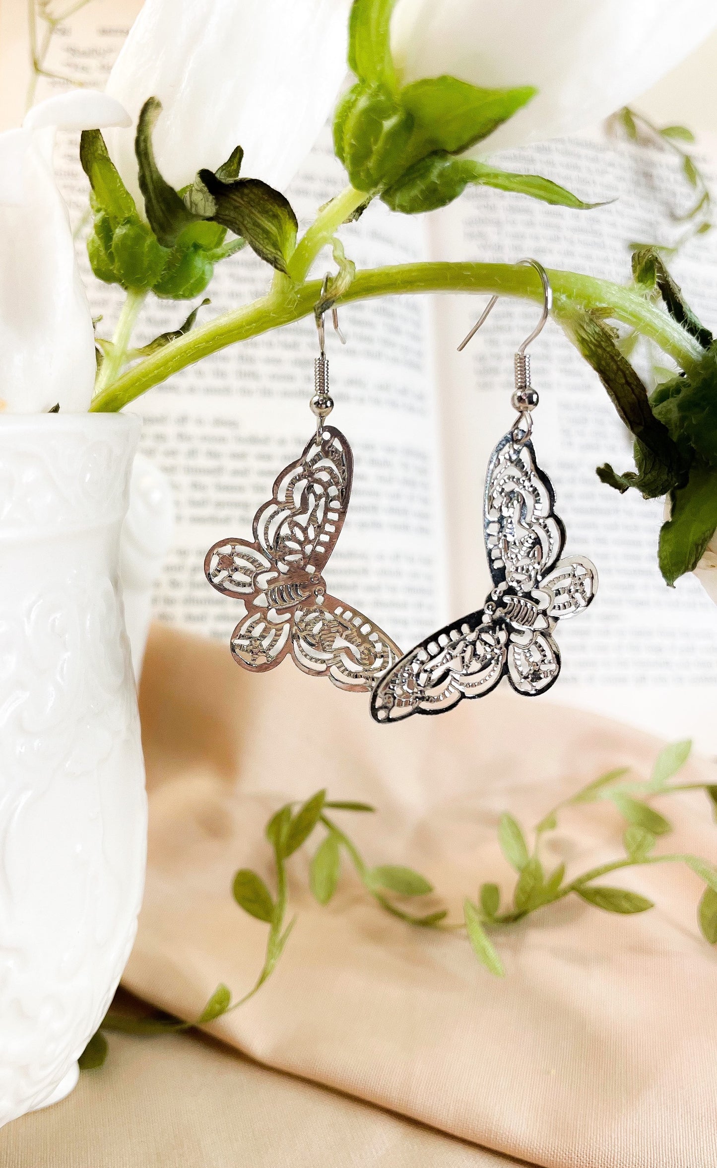 Butterfly Dangle Earrings