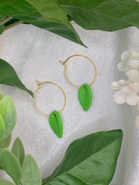 Little Leaf Hoops